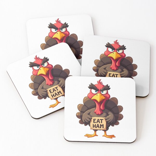 Item preview, Turkey Battle Cry Feast Mode Ready thanksgiving turkey designed and sold by ART ATTACK ZONE.