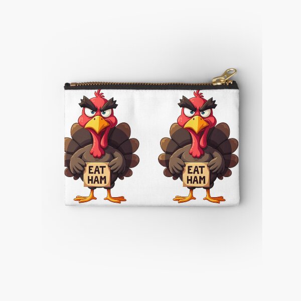 Item preview, Turkey Battle Cry Feast Mode Ready thanksgiving turkey designed and sold by ART ATTACK ZONE.