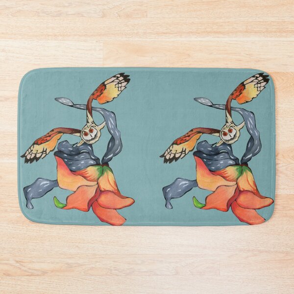 Item preview, Owl with flowers and leaves designed and sold by KnowingWonder.