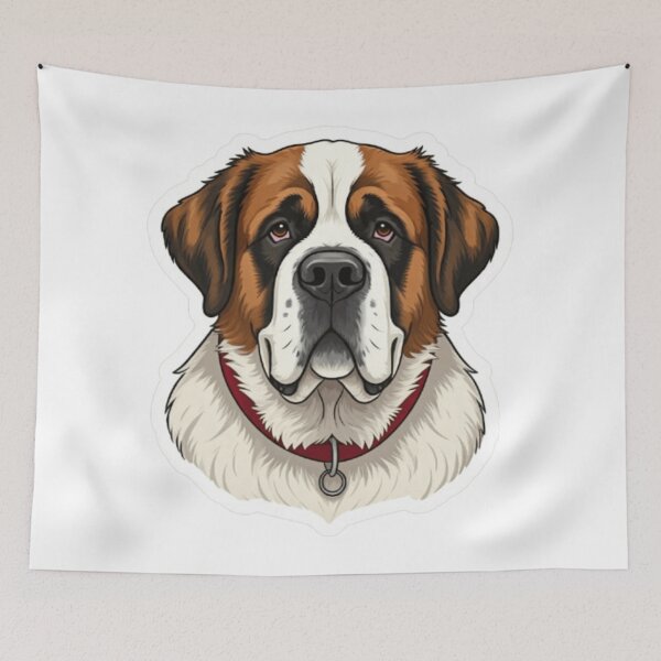 Item preview, Saint Bernard designed and sold by StickersRyous.