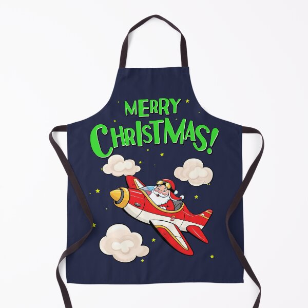 Item preview, Flying Santa Aviation and plane Christmas  designed and sold by AEROSPACE-IND.
