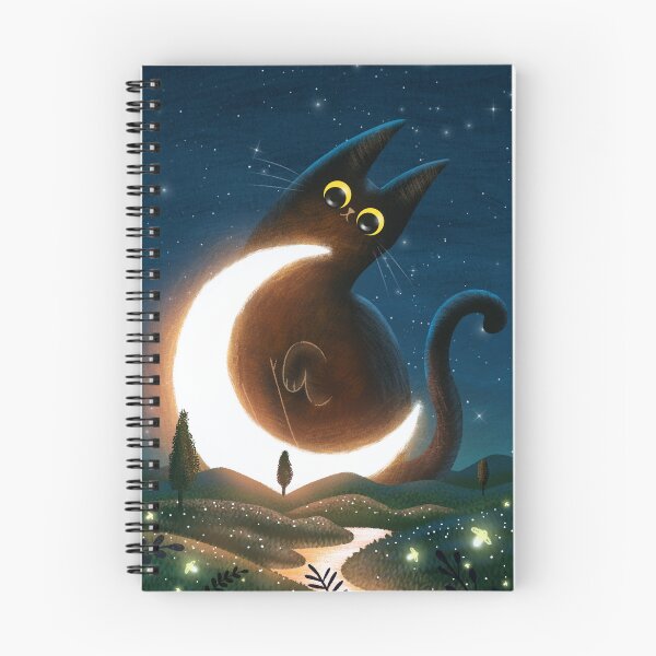 Item preview, Cat and the magic moon designed and sold by Leandrofca.