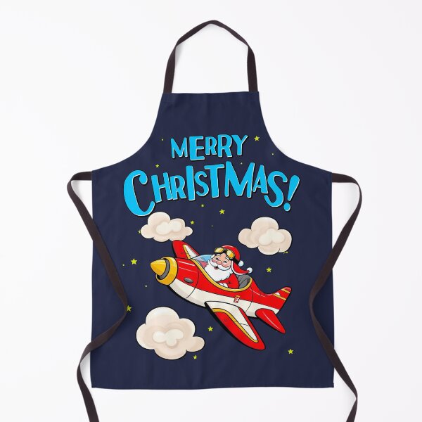 Item preview, Aviation and plane Flying Santa Christmas  designed and sold by AEROSPACE-IND.