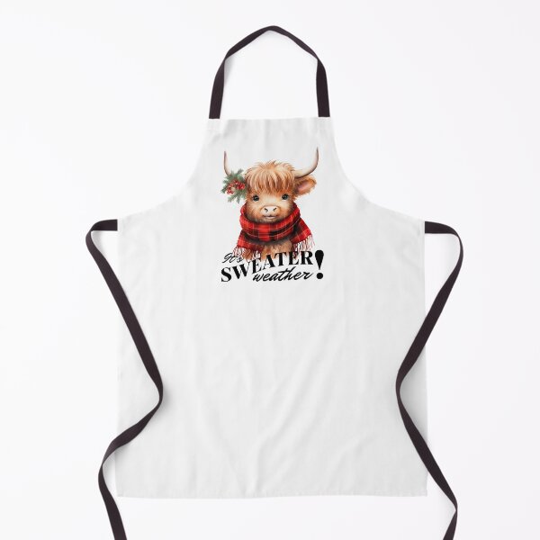 Item preview, Highland Cow Sweater Weather Hairy Cow with Scarf designed and sold by GlobalGraphics.