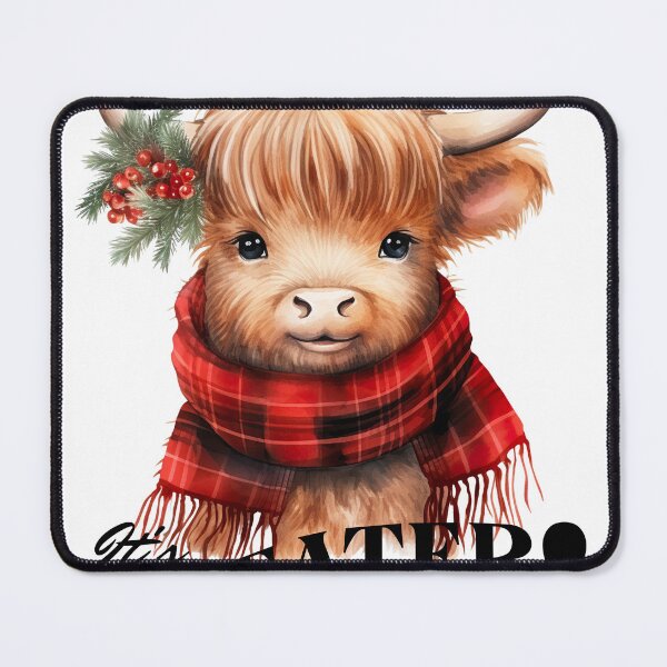 Item preview, Highland Cow Sweater Weather Hairy Cow with Scarf designed and sold by GlobalGraphics.