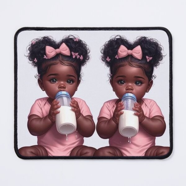 Item preview, Precious Twin Babies designed and sold by Infinitegoods1.