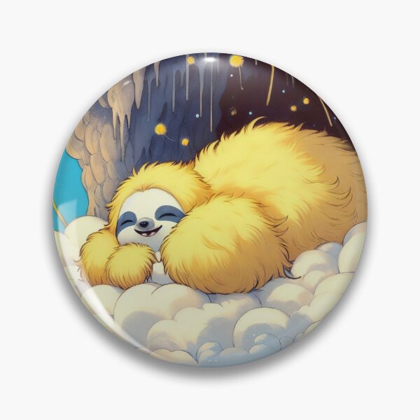 Item preview, Dreamy Sloth in a Troll-Free Paradise designed and sold by FaydeFlora.