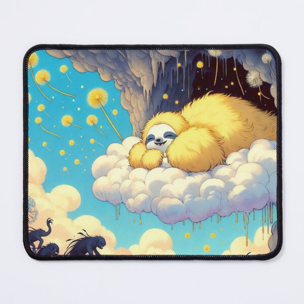 Item preview, Dreamy Sloth in a Troll-Free Paradise designed and sold by FaydeFlora.