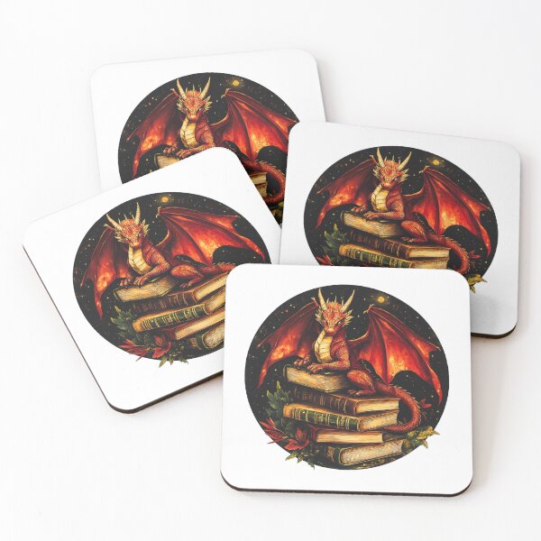 Item preview, Red Dragon And Books designed and sold by TheAnimalZ00.