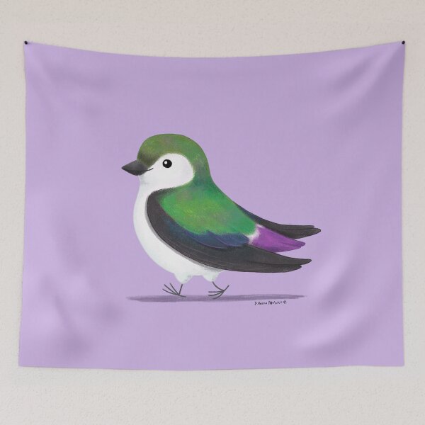 Item preview, Violet Green Swallow 2 designed and sold by julianamotzko.