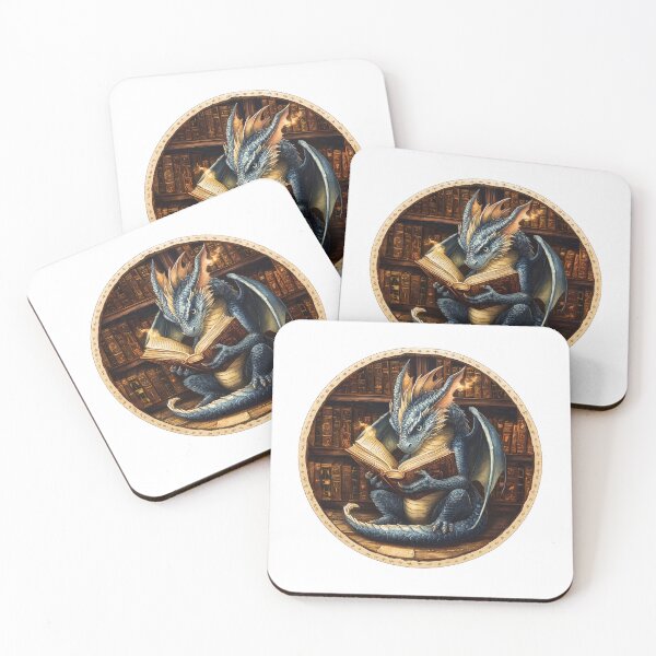 Item preview, Blue Dragon Reading A Book designed and sold by TheAnimalZ00.