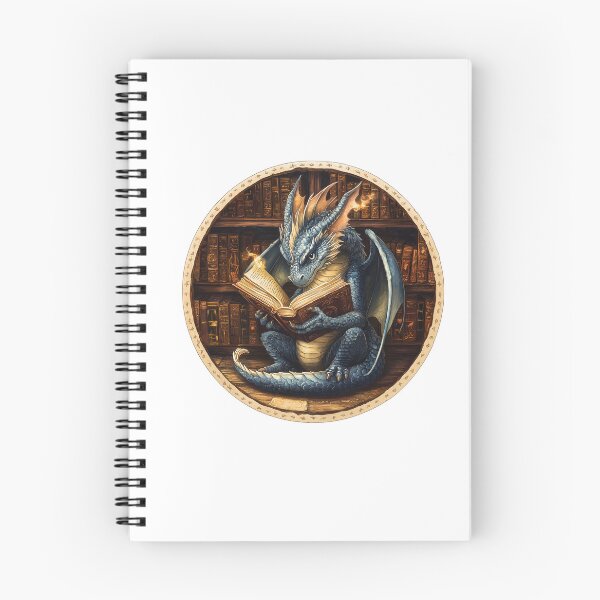 Item preview, Blue Dragon Reading A Book designed and sold by TheAnimalZ00.
