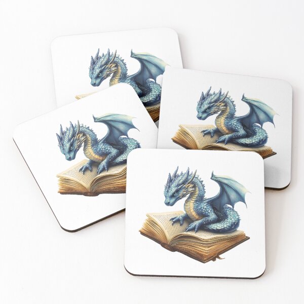 Item preview, Blue Dragon Reading designed and sold by TheAnimalZ00.