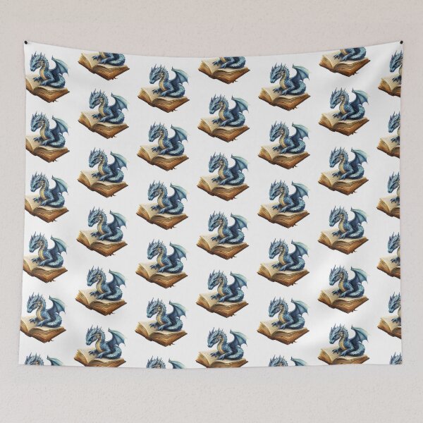 Item preview, Blue Dragon Reading designed and sold by TheAnimalZ00.