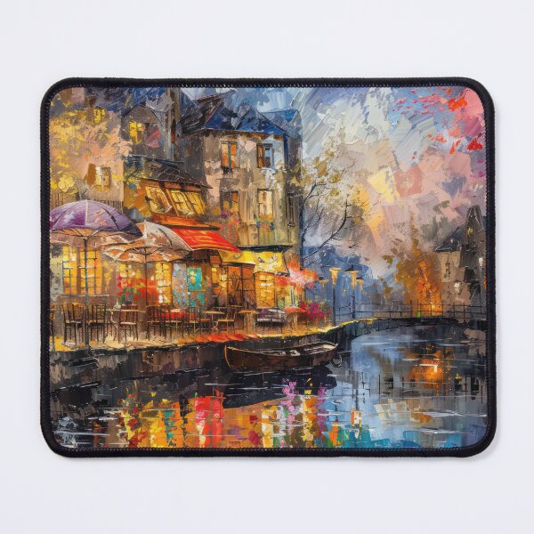 Item preview, Impressionist Street Cafe designed and sold by NeoNebulaArt.