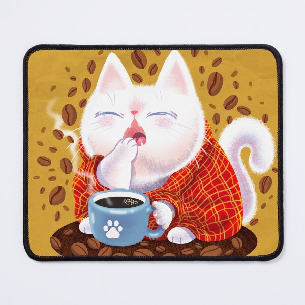 Item preview, Cat and coffee designed and sold by Leandrofca.