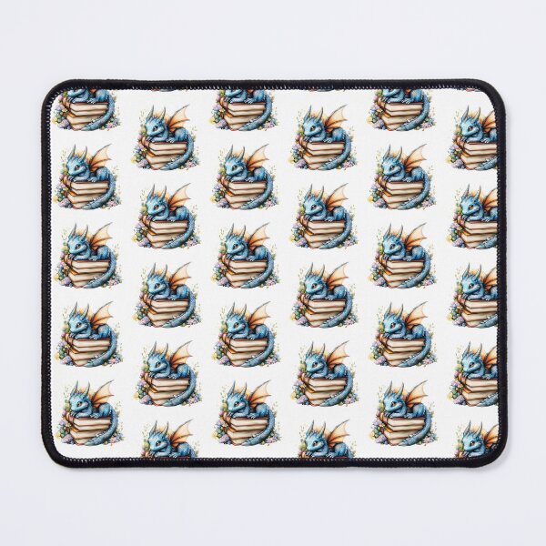 Item preview, Cute Blue Dragon On A Stack Of Books designed and sold by TheAnimalZ00.