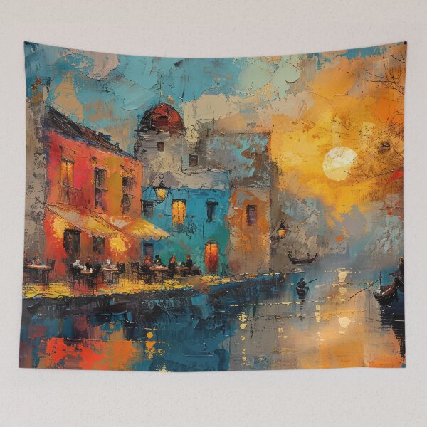 Item preview, Impressionist Street Cafe designed and sold by NeoNebulaArt.