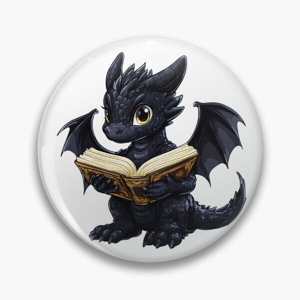 Item preview, Black Dragon Reading designed and sold by TheAnimalZ00.