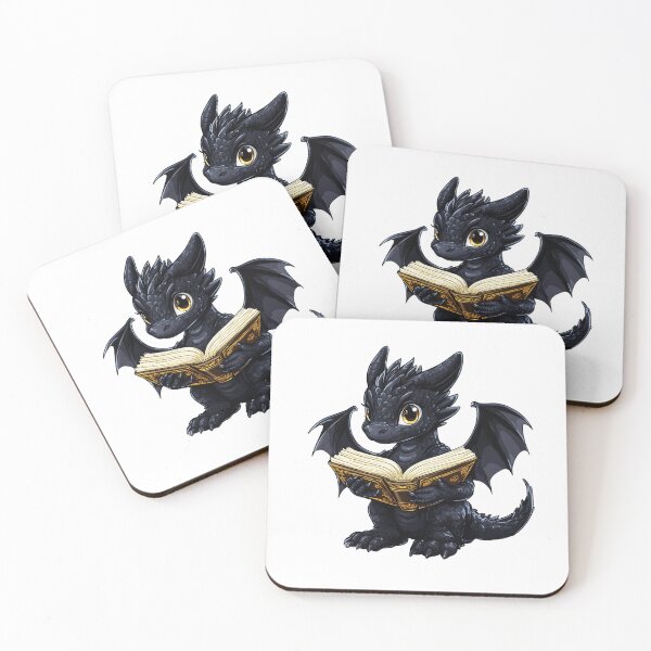 Item preview, Black Dragon Reading designed and sold by TheAnimalZ00.