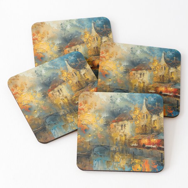 Item preview, Impressionist Street Cafe designed and sold by NeoNebulaArt.