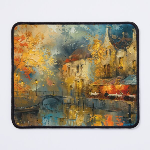 Item preview, Impressionist Street Cafe designed and sold by NeoNebulaArt.
