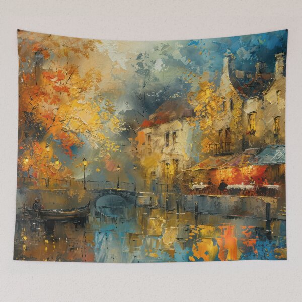 Item preview, Impressionist Street Cafe designed and sold by NeoNebulaArt.