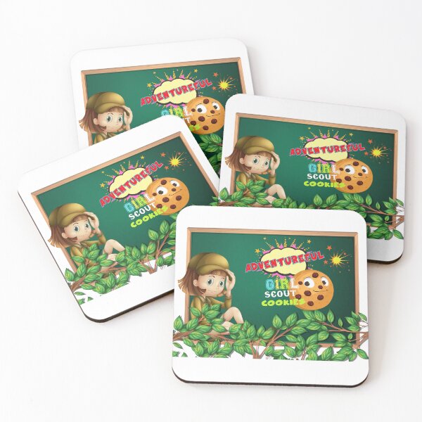 Aperçu de l'œuvre Biscuits aventuriers des Girl Scouts créée et vendue par Chrisblazestore.