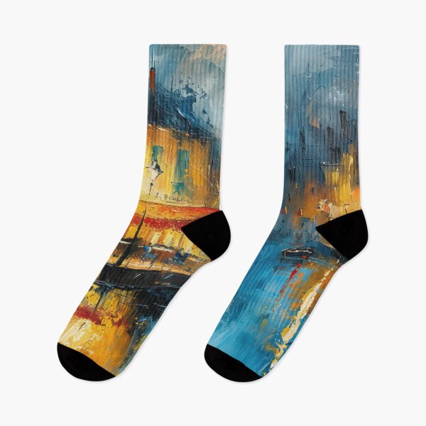 Item preview, Impressionist Street Cafe designed and sold by NeoNebulaArt.