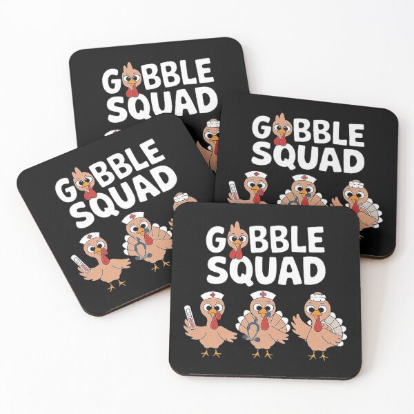 Item preview, Turkey Gobble Squad Nurse Happy Thanksgiving designed and sold by love3617.