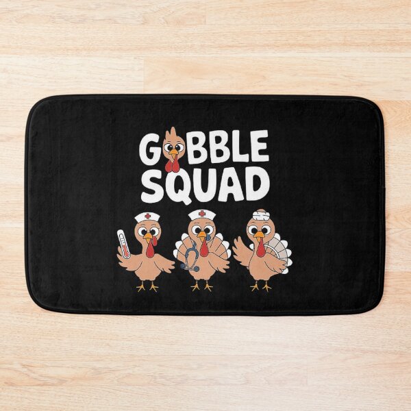 Item preview, Turkey Gobble Squad Nurse Happy Thanksgiving designed and sold by love3617.
