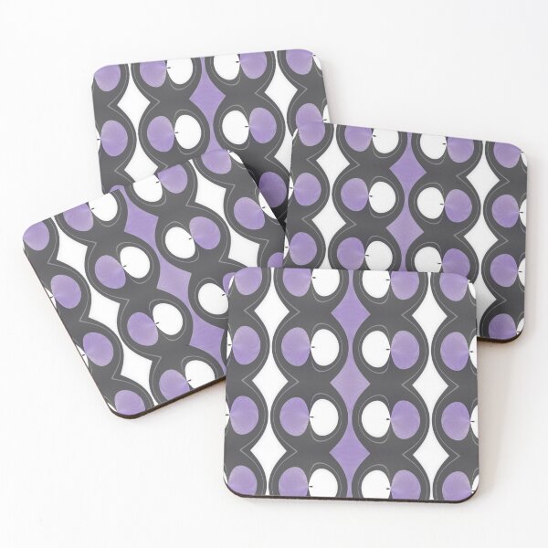 Item preview, White, Black and Purple Dot Design  designed and sold by CarolM.