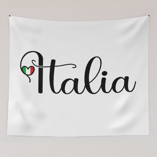 Item preview, Italia With Italian Heart - I Love Italia  designed and sold by molamode.