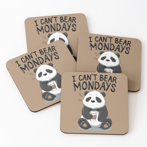 Item preview, I Can't Bear Mondays designed and sold by Lydyb-creations.