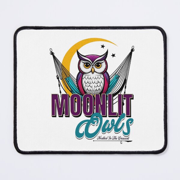 Item preview, Moonlit Owls in Crescent Hammock designed and sold by Taans-Creation.