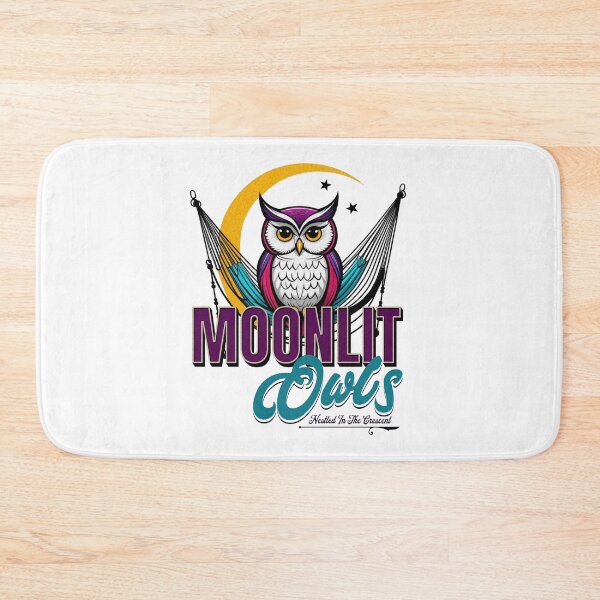 Item preview, Moonlit Owls in Crescent Hammock designed and sold by Taans-Creation.