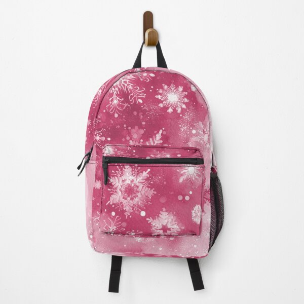 Item preview, Delicate Pink Watercolor Snowflake Pattern designed and sold by LyssasMindArt.