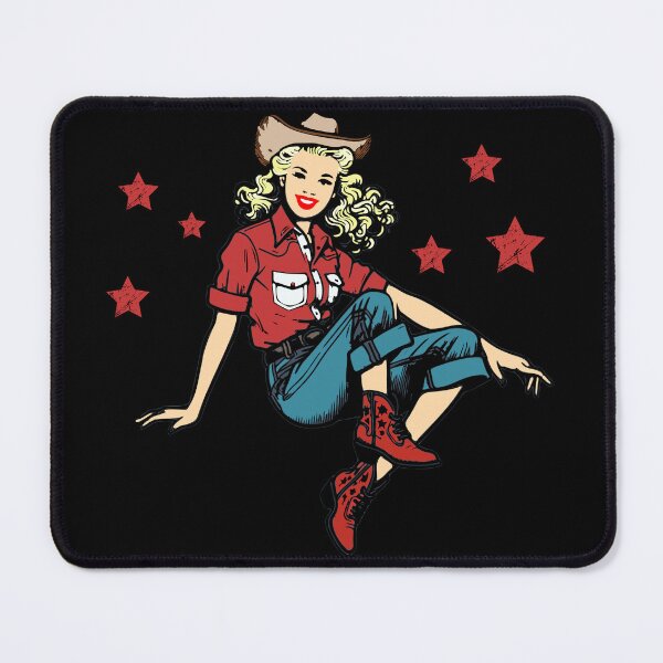 Item preview, Vintage Cowgirl Graphic designed and sold by handsoftime2020.