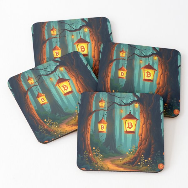 Item preview, Bitcoin Forest Growth in the Digital Age designed and sold by RadDeck.