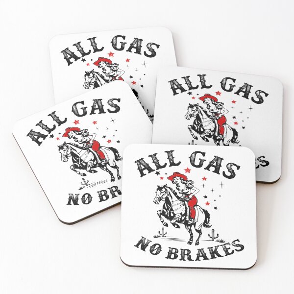 Item preview, Vintage Cowgirl - All Gas No Brakes designed and sold by handsoftime2020.