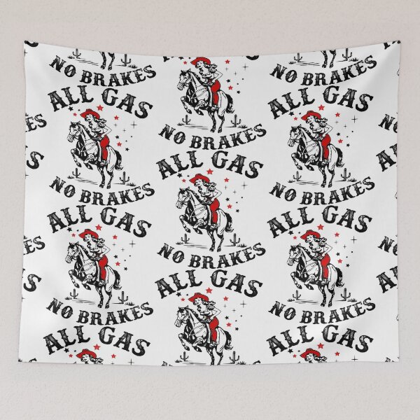 Item preview, Vintage Cowgirl - All Gas No Brakes designed and sold by handsoftime2020.