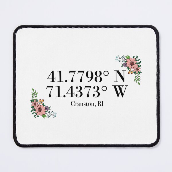 Item preview, Cranston, RI Coordinates designed and sold by mynameisliana.