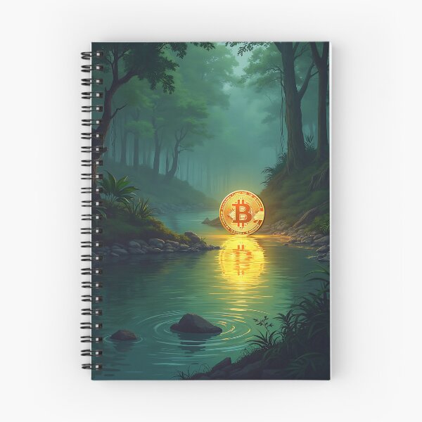 Item preview, Bitcoin Tracks Path to Financial Freedom designed and sold by RadDeck.