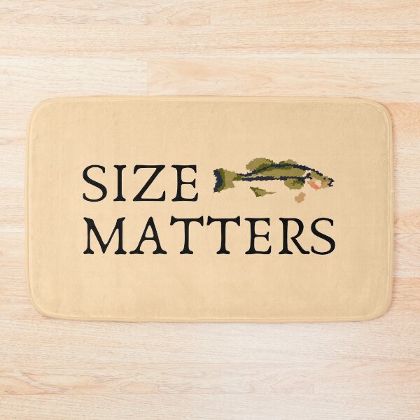 Item preview, fish size matters designed and sold by careofjacks.