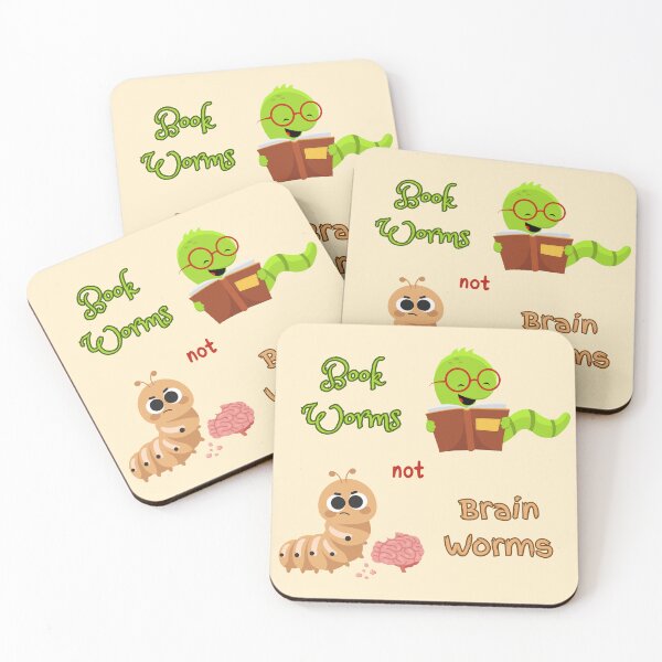 Item preview, Book Worms Not Brain Worms designed and sold by WillandWent.