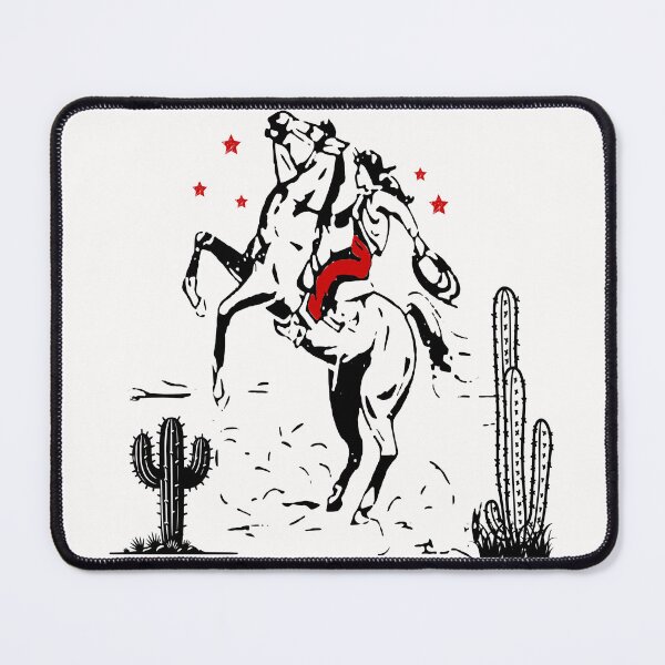 Item preview, Red and Black Vintage Cowgirl Graphic designed and sold by handsoftime2020.