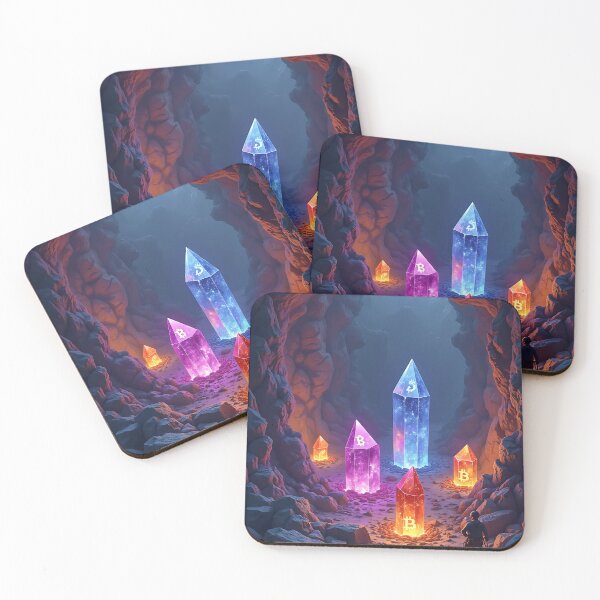 Item preview, Bitcoin Embers Smoldering Crypto Revolution designed and sold by RadDeck.