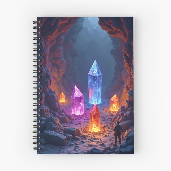 Item preview, Bitcoin Embers Smoldering Crypto Revolution designed and sold by RadDeck.