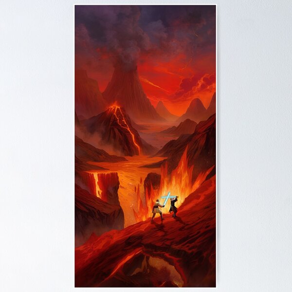 Item preview, Battle on Mustafar Concept Art designed and sold by g0dDley.
