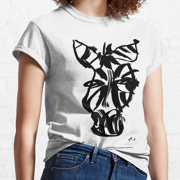 Zebra - fusion of pen strokes Classic T-Shirt